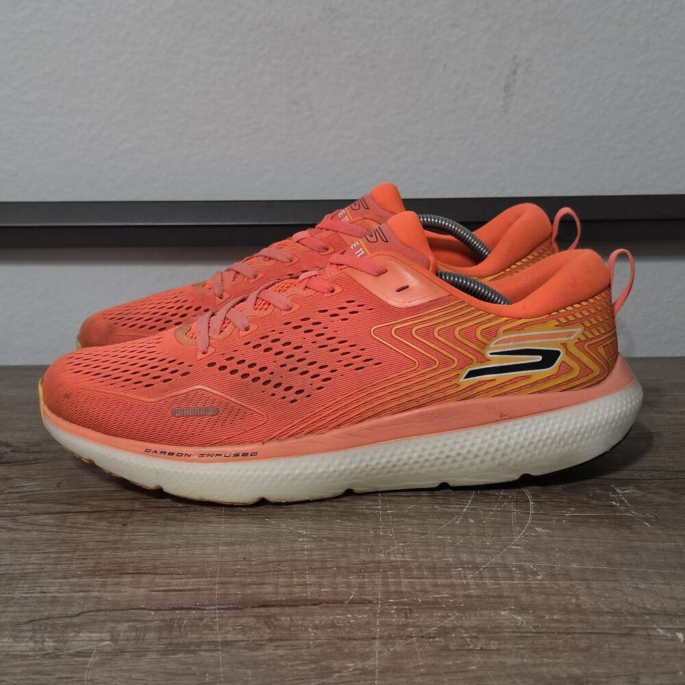Skechers Go Run Ride 11 Men's Athletic Running Shoes Sneakers Size 12 Orange